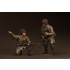 1/35 WWII 82st Airborne 1 Lieutenant and Private (2 figures)