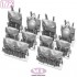 1/72 WWII US Army M1936 Field Bags (10pcs)