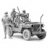 1/16 WWII US Army Infantry and Military Police in 1/4 ton Truck