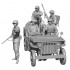 1/35 WWII US Army Infantry and Military Police in 1/4 ton Truck (3D printed model kit)