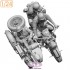 1/24 WWII German KS750 Motorcycle with Sidecar and Troopers
