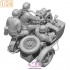 1/24 WWII German KS750 Motorcycle with Sidecar and Troopers