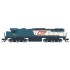 HO Scale 16.5mm QR 1550 Class Diesel Locomotives - Blue #1572 C.1972-89 w/Sound