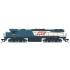 HO Scale 16.5mm QR 1550 Class Diesel Locomotives - Blue #1565 Alva G Lee