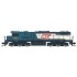 HO Scale 16.5mm QR 1550 Class Diesel Locomotives - Blue #1558D C.1989-98