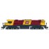 HO Scale 12mm Australian 2170 Class Diesel Locomotives QR Broncos Livery #2203D 2012-18+