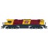 HO Scale 12mm Australian 2170 Class Diesel Loco QR Broncos Livery #2203D 2012-18+ w/Sound