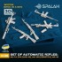 1/35 Automatic Rifles: AK-74, AK-74 without Magazine, Z10 (UAR-10), AK-105 (ZENITCO), AR-15 (5pcs)
