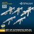 1/35 Automatic Rifles: AK-74, AK-74 without Magazine, Z10 (UAR-10), AK-105 (ZENITCO), AR-15 (5pcs)