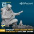 1/35 Stalker with Guitar by the Campfire" from the "STALKER" game universe