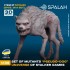 1/35 Mutant 'Pseudo-Dog' from the 'STALKER' game universe" (2pcs)