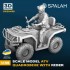 1/35 ATV Quadrobike with Rider 