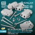 1/350 Bismarck 38cm SK C/34 Main Guns for Revell kit (Big Set)