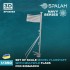 1/350 Flagstaffs with Multiple Flags for Bismarck (2pcs)