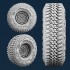 1/35 HMMWV Military Trucks Wheels ''Goodyear Wrangler'' with 8 Bolts (5pcs)