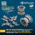 1/35 T161 Workable Track Links with M2 Bradley Sprocket for Academy/Tamiya (170pcs)