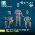 1/35 HMMWV Crew (3 Figures)
