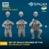 1/35 US M2 Bradley Crew for Academy/Tamiya/Meng/Kinetic kit (3 Figures, 3D Printed)