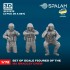 1/72 US M2 Bradley Crew Figure Set (3 Figures, 3D Printed)