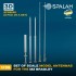 1/35 M2/M3 Bradley Antennas for Kinetic/Tamiya/Academy kit (5pcs, 3D Printed)