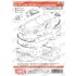 1/24 Toyota GR Supra Custom Dress Up Carbon Decal for Tamiya kits