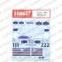 1/24 962C #1/#2 WEC 1986 Decal for Hasegawa kits