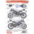 1/12 YZF-R1M TECH21 Dress Up Decal for Tamiya kits