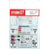 1/24 Ford Focus RS Flag/RS New Zealand and Great Britain #17 2001 Decals