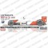1/20 MP4/3 (with helmet, pit board) Conversion set for Tamiya MP4/4