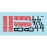 1/16 Decals for T-34 Model 1943 Leningrad on Front Early
