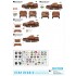 1/35 Decals for Spanish Civil War #4 - Fiat Ansaldo CV.33, CV.35, CV.33 Lf Flamethrower