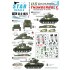 1/35 Decals for US 37th Tank Battalion Sherman Command Tank Thunderbolt V / VI / VII