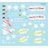 1/35 Decals for US 37th Tank Battalion Sherman Command Tank Thunderbolt V / VI / VII