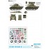 1/35 Decals for US 70th Tank Battalion on Utah Beach - M4 , M4 Dozer, M4A1 DD Sherman