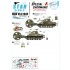 1/35 Decals for US Special Shermans - Aunt Jemima and Crazy Crusher Mine Exploder Tanks