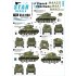 Decals for 1/35 French Shermans Vol.2 - M4A1 & 105mm/76mm M4A3