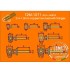 0.4 - 1.0mm Copper Hex Rivets with Flanges (20pcs of each size, 140pcs)
