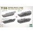 1/35 T28 and M28A1/A2 Tanks (2 kits) with Guide Book