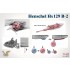 1/48 Hs 129 BOX: B2/B3 Aircraft x2, Pilot x2 and Panther A Tank [Limited Edition]