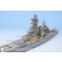 1/700 IJN Haruna 1944. 6 & 10 Detail-up Set w/Gun Barrel & Wooden Deck for Fujimi kit