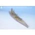 1/700 IJN Haruna 1944. 6 & 10 Detail-up Set w/Gun Barrel & Wooden Deck for Fujimi kit