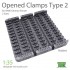 1/35 German Panzer Opened Clamps Type 2