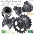 1/35 KingTiger 18 Teeth Sprockets Late Type Pattern 2 (2pcs)