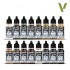 Acrylic Paints Set - WWII German AFV Model Colour (16x 18 ml/0.6 fl oz)
