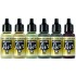 AFV Acrylic Airbrush Paint Set - British Caunter Colours (6 x 17ml)