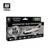 Model Air Acrylic Paint Set - Soviet/Russian "Cold War" Silver Darts 1950-1980 (8 x 17ml) 