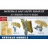 1/350 Modern US Navy AN/SPS Radar Set (AN/SPS-10, AN/SPS-48, AN/SPS-49)