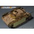 1/35 WWII German PzKPfw.III Ausf.J w/Side Skirts Basic Detail Set for Rye Field Model #5070