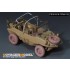 1/35 WWII Schwimmwagen Type 166 w/Wide Wheels Detail Set for Tamiya #35224