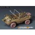 1/35 WWII Schwimmwagen Type 166 w/Wide Wheels Detail Set for Tamiya #35224